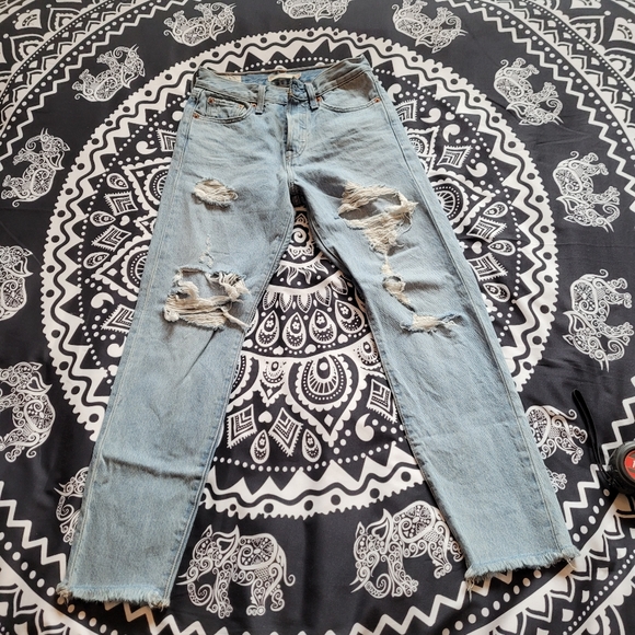 Wedgie levis distressed jeans - Picture 2 of 8